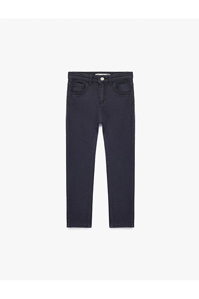 Straight Lacivert Erkek Çocuk Jean Pantolon 6SKB40015TD