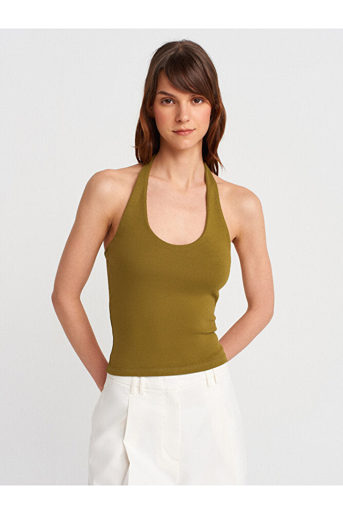21052 Halter Yaka Top-K.Yağ Yeşl