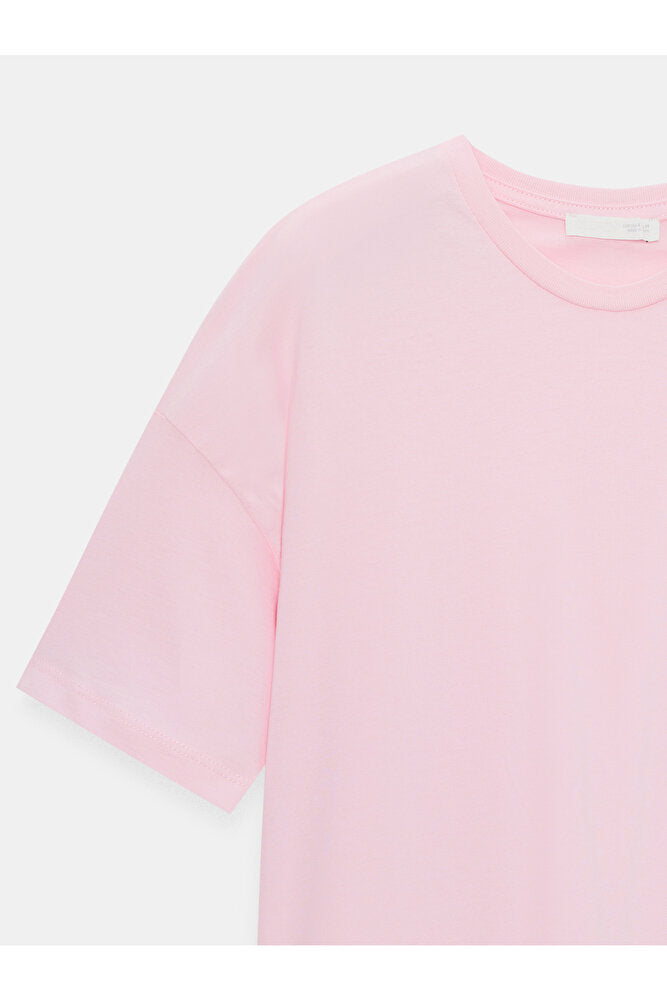 3683 Basic T-Shirt-Açık Sarı