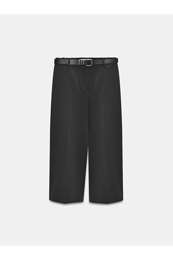 72640 Düz Paça Pantolon-Açık Taş