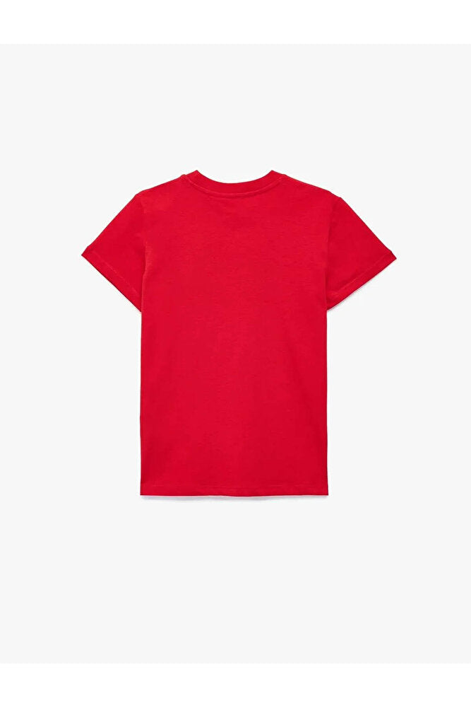 Lisanslı Marvel Baskılı Kırmızı Erkek Çocuk T-Shirt 6SKB10213TK