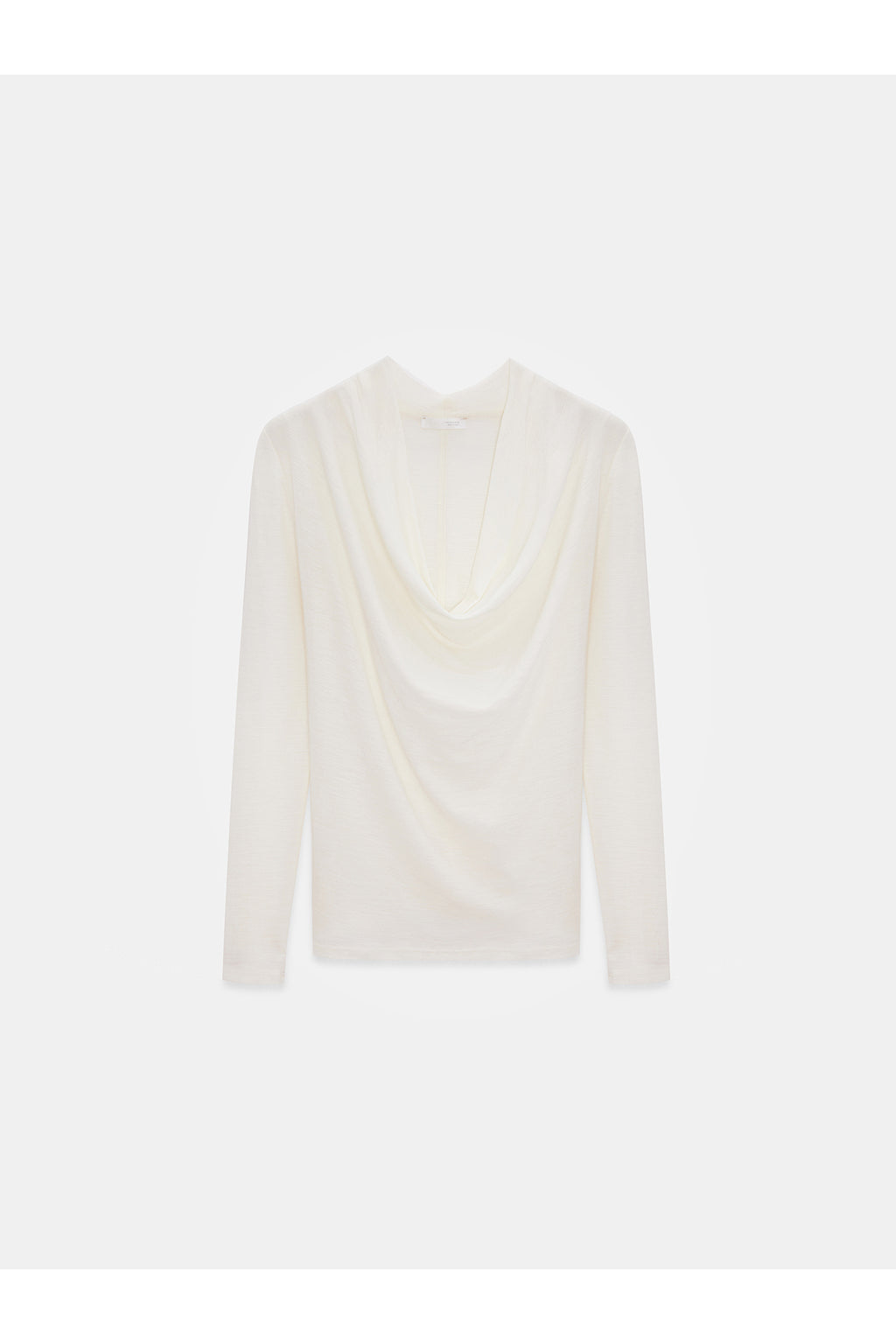 32595 %100 Yün Degaje Yaka Top-Füme M. - Ekru