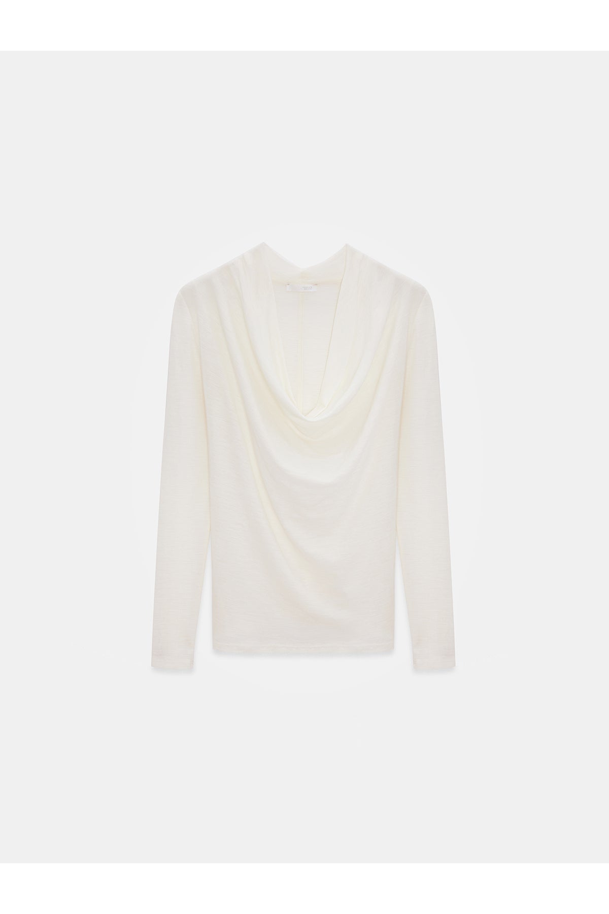 32595 %100 Yün Degaje Yaka Top-Füme M. - Ekru