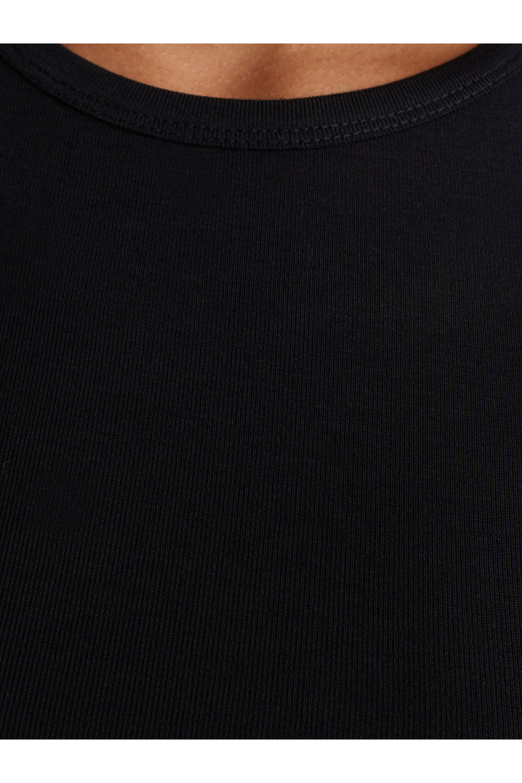 31104 Modal Crop Top-Siyah - Siyah