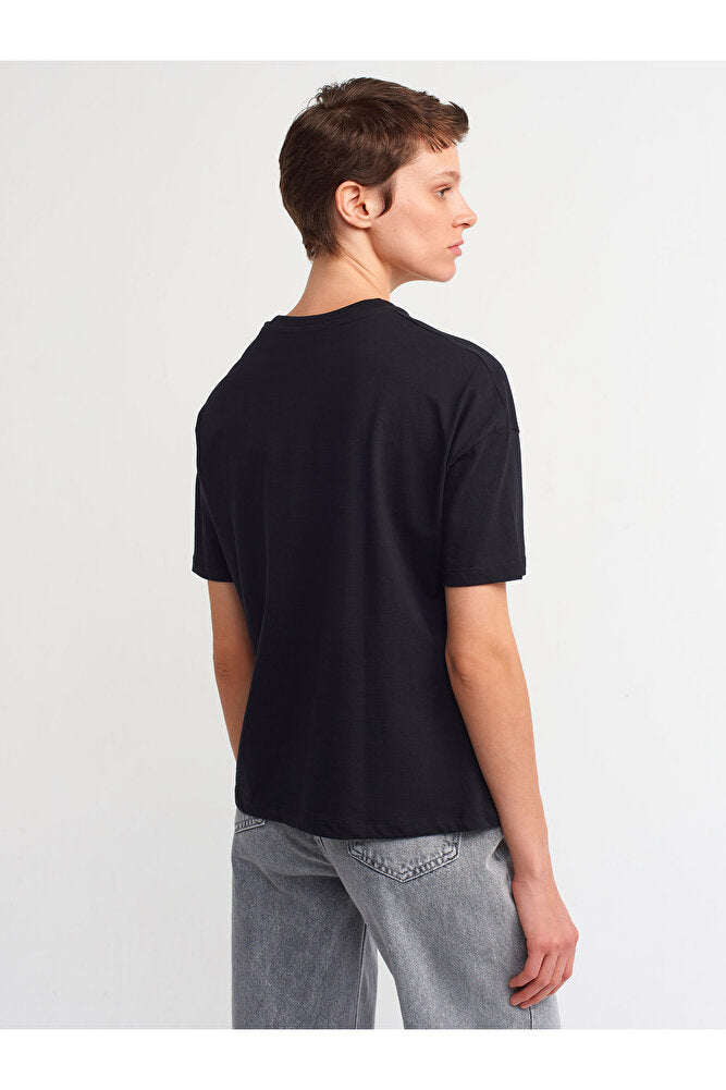3683 Basic T-Shirt-Açık Sarı