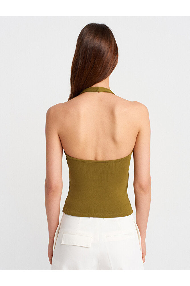 21052 Halter Yaka Top-K.Yağ Yeşl