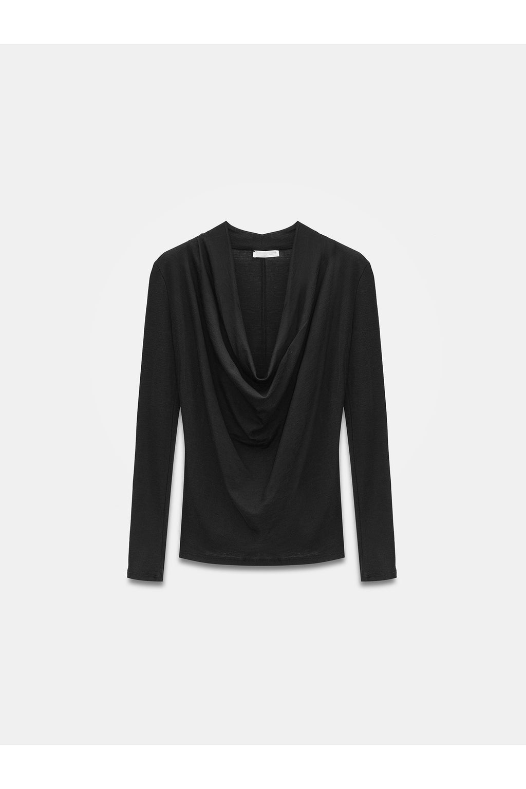 32595 %100 Yün Degaje Yaka Top-Füme M. - Siyah