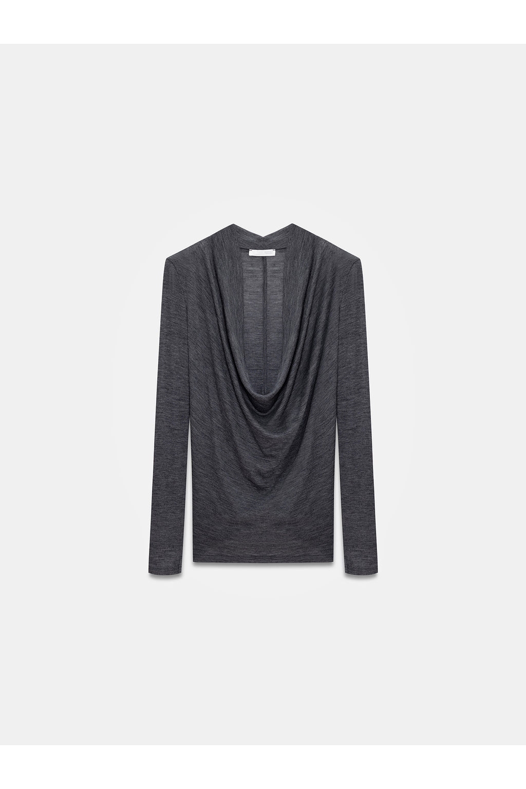32595 %100 Yün Degaje Yaka Top-Füme M. - Füme M.