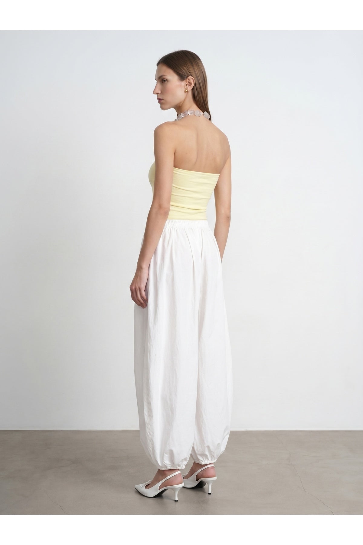 20659 Bandeau Top-Açık Sarı - Açık Sarı