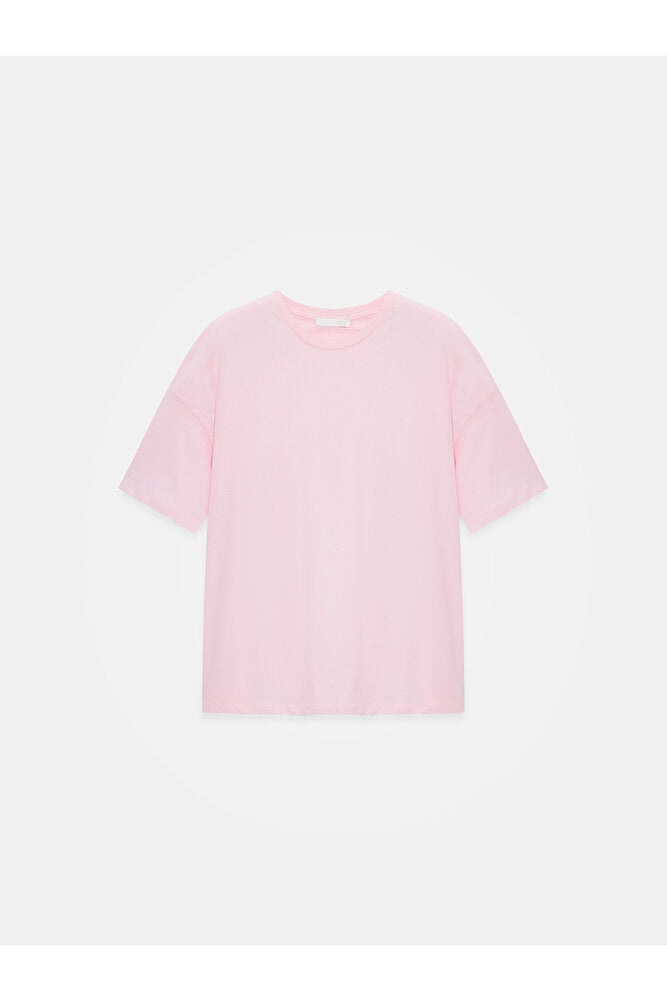 3683 Basic T-Shirt-Açık Sarı